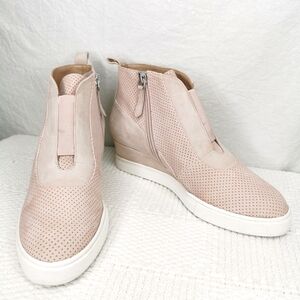 Linea Paolo "Anna" suede wedge sneakers